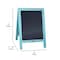 Flash Furniture Robin Blue Wooden A-Frame Magnetic Chalkboard HGWA-CB-3020-RBNBLU-GG - alternate 7